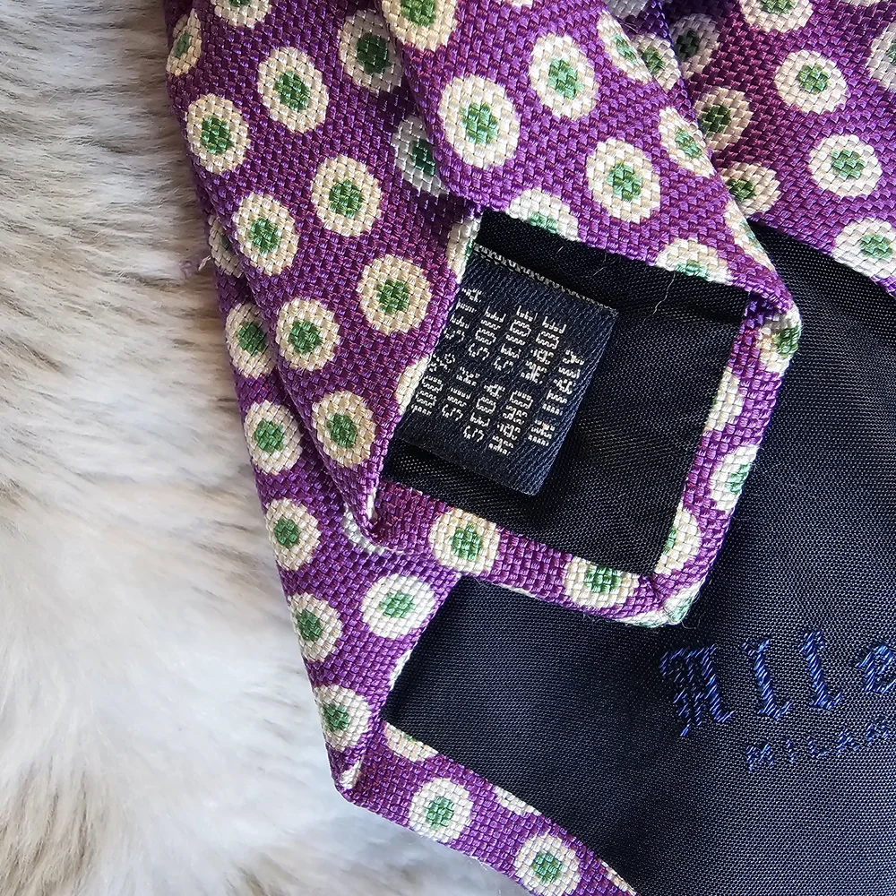 Elegant Purple and Patterned‎ Ties